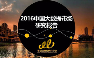 《2016中國大數(shù)據(jù)市場研究報(bào)告》（完整版PPT）