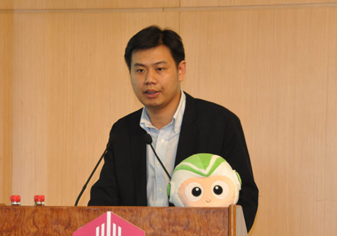 布比創(chuàng)始人兼CEO、中國科學(xué)院博士蔣海（攝影：方杰）