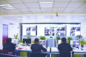 貴陽公交集團綜合調(diào)度指揮中心。