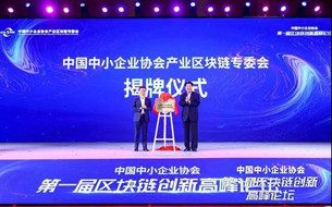 中國中小企業(yè)區(qū)塊鏈專委會成立
